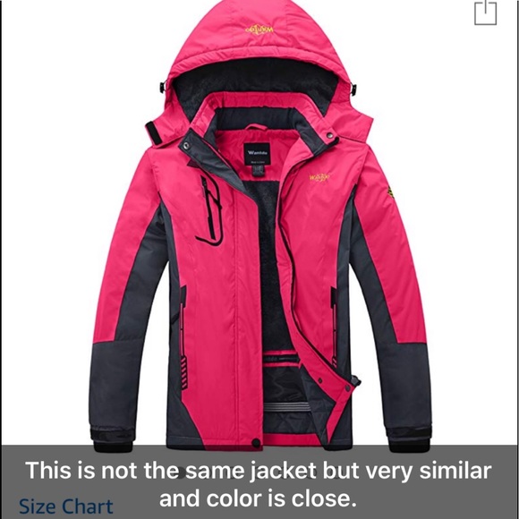 Pink Wandoo 2 jackets in 1 contoured jacket - Picture 8 of 8